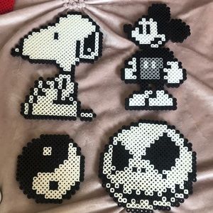 Perler Bead Set | B&W